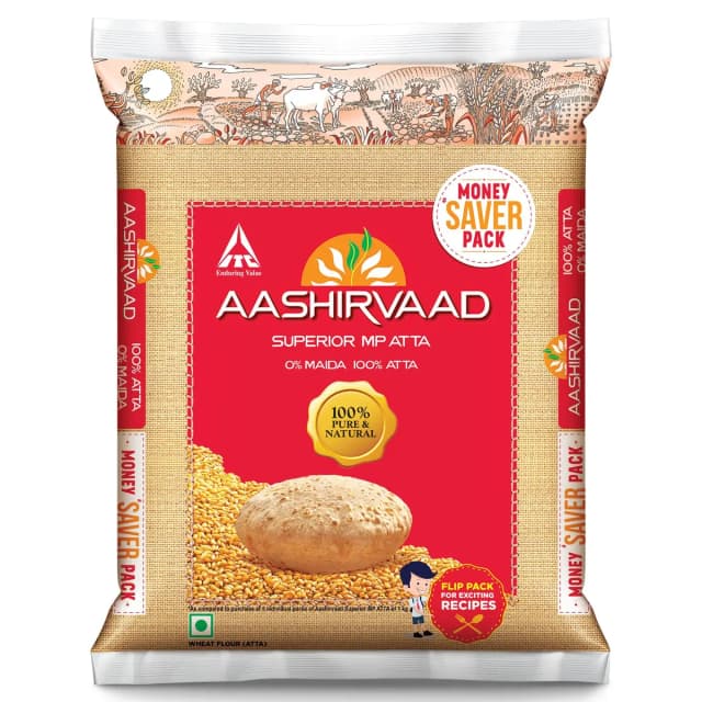 Aashirvaad sudh chakki atta (100% atta,0%maida,5kg)