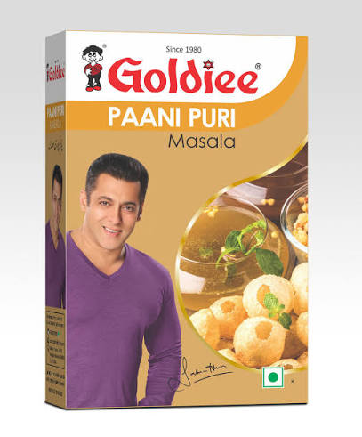 Goldiee pani puri masala 100gm