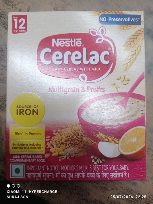 Nestle cerelac multigrain and fruit