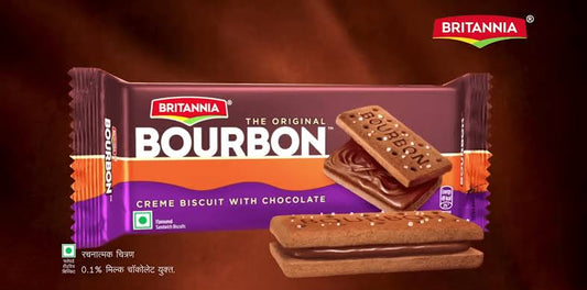 Britannia Bourbon Chocolate Cream Biscuits